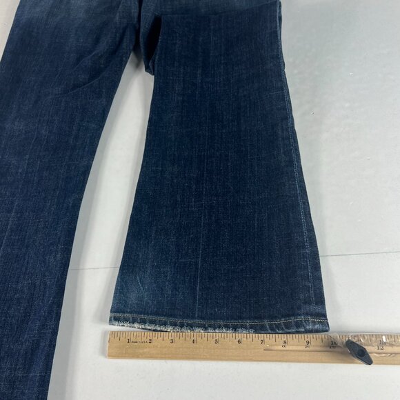 Citizens Of Humanity Jeans Womens 31x32* Ingrid Low Waist Dark Blue Denim Tag 27 - Picture 11 of 16